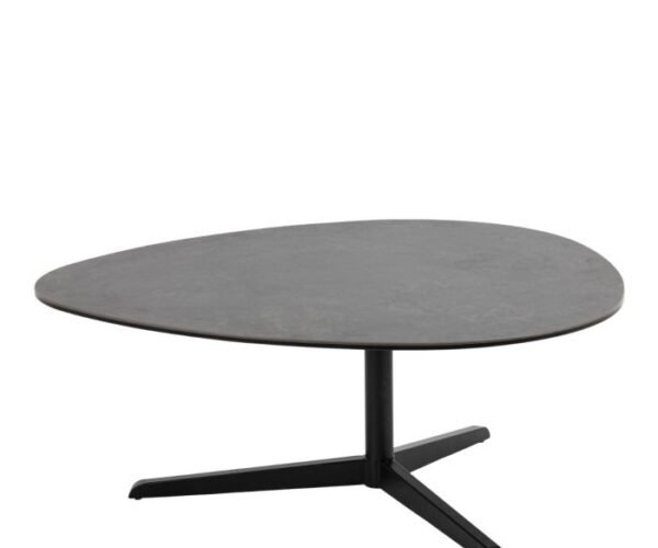 Hudson Black Ceramic Coffee Table 100x95x41 cm.