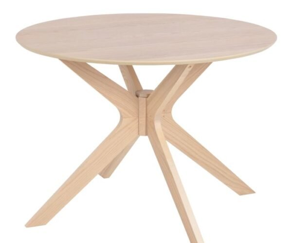 Orlando Round Dining Table in White Oak.