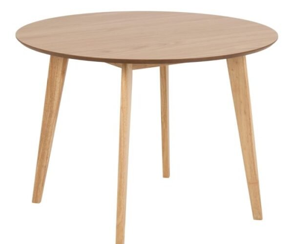 Riverside Round Dining Table in Oak 105x76cm.