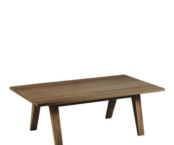 Sleek Coffee Table in Smoked Oak.