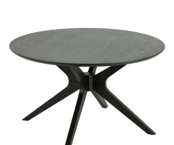 Duncan Design Round Coffee Table in Black 80x45cm.