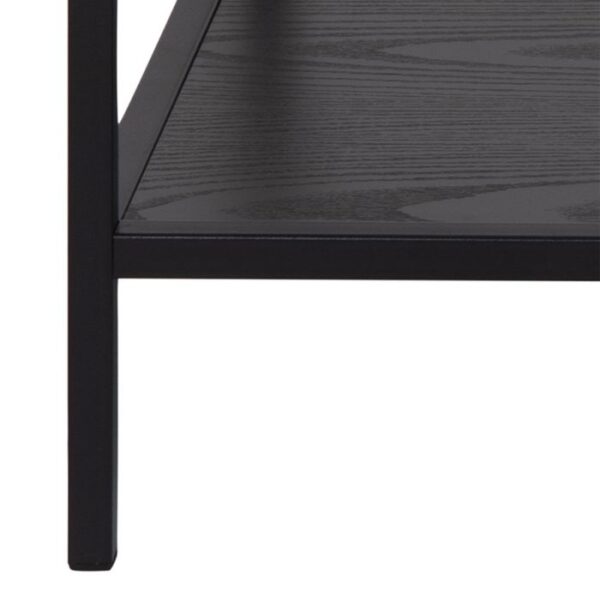 Shoreline Black Metal Coffee Table Set with Glass Top. - Image 7