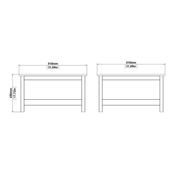 Catalonia Coffee Table in Jackson Hickory Oak. - Image 8