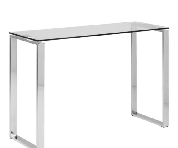 Estelle Console Table with Glass Top.