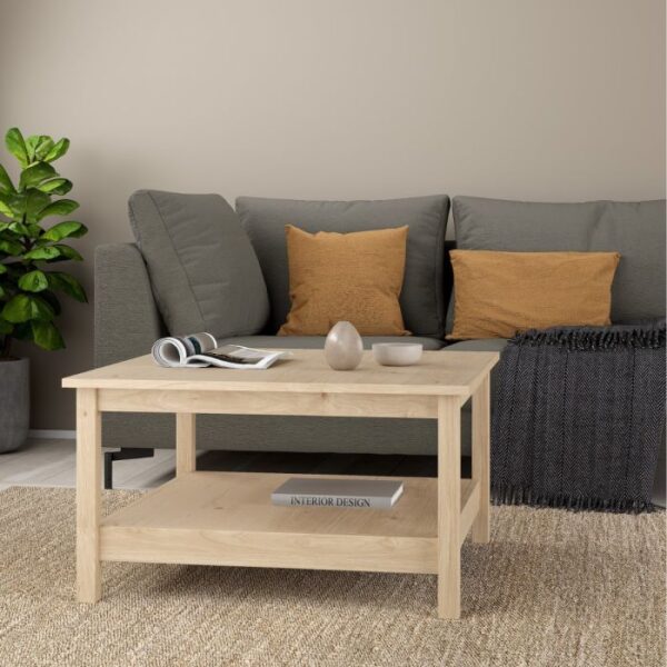 Toledo Coffee Table in Jackson Hickory Oak. - Image 5