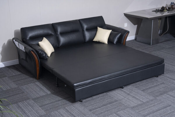 3 Seater Air Leather Sofa Bed – Home Store UK - Image 12