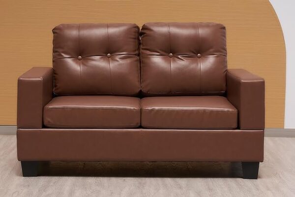 Luxury Cube Bonded Leather Sofa Set – Home Store UK - Image 5