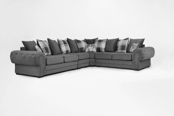 Suede Fabric Corner Sofa - Home Store UK - Image 20